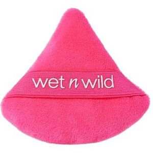Wet n Wild Powder Puff, Herbruikbare en Wasbare Make-up Applicator voor het Blenden van Losse of Geperste Poeders, Zachte Fluwelen Vezels, Driehoekige Vorm voor Precieze Applicatie