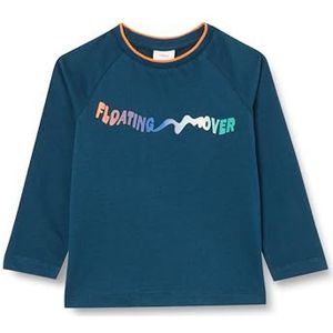 s.Oliver Junior T-shirt voor jongens met lange mouwen blauw groen 92, blauwgroen., 92 cm