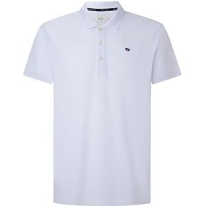 Pepe Jeans Jimmy poloshirt voor heren, Wit (wit), M