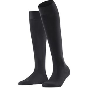 FALKE Dames Kniekousen Vitalizer W KH Katoen Met compressie 1 Paar, Grijs (Anthracite 3599), 35-36