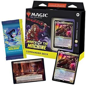 Magic: The Gathering March of the Machine Commander Deck - Groeiende bedreiging (Collector Booster Sample Pack & Accessoires)