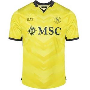 SSC NAPOLI Jersey replica keeper, EA7, officieel product, keeper voor volwassenen, 2024/2025-3XL, Thuis, 3XL