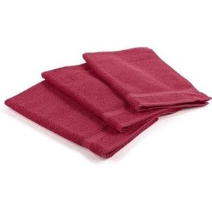 Caleffi Gastenhanddoek oceaan van katoen bordeaux - 74773