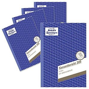 AVERY Zweckform kassa 305 verschillende verpakkingseenheden 5er Pack