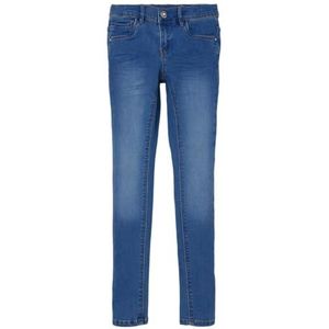 NAME IT Skinny Fit Jeans voor meisjes, blauw (medium blue denim), 152 cm