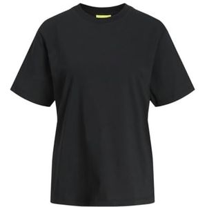 Jxsanne Loose Ss Fringe Tee JRS, zwart, M