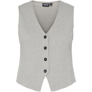 PCPEPPER Vest BC, Zilvergrijs, S