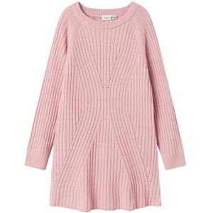 NAME IT Nkfrikine Ls Knit Dress Pb voor meisjes, Cradle Pink, 116