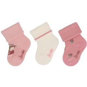 Sterntaler Meisjessokken (verpakking van 3), zacht roze, 16 EU