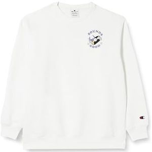 Champion Sweatshirt voor kinderen en jongens, vuilwit college, 15-16 jaar