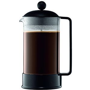 Bodum 1548-01SA-10 Brazil koffiezetapparaat van kunststof, 8 kopjes, zwart