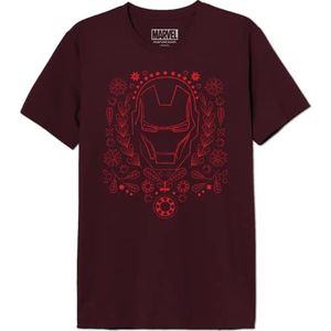 Marvel T-shirt voor heren, Burgundy, L