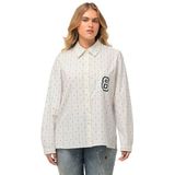 Ulla Popken - Chemisier - Wit - Met Poche Plaquée