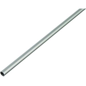 GAH-Alberts 498061 473440 ronde buis | aluminium, zilverkleurig geanodiseerd | 1000 x 12 x 1 mm | set van 11