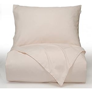 Bianca Effen gekleurde percale crème