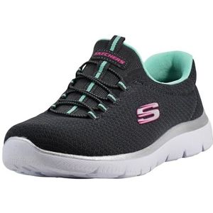 Skechers Damessneakers, Antraciet Green, 39 EU Breed