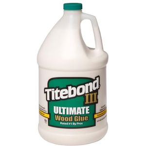 Titebond ZL-141/6 Ultimate houtlijm voor binnen en buiten, waterdicht, 3,78 kg, BRON, 3.8 liters