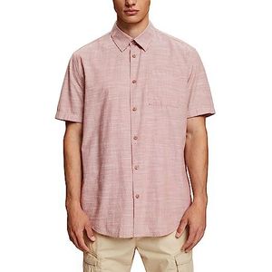 edc by Esprit button-down overhemd van katoen, 675/Dark Old Pink, M