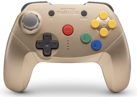 Retro Fighters - Brawler64 - Nintendo Switch - Draadloze Controller - Goud