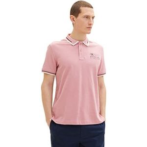 TOM TAILOR Poloshirt heren 1035571,13009 - Velvet Rose,S
