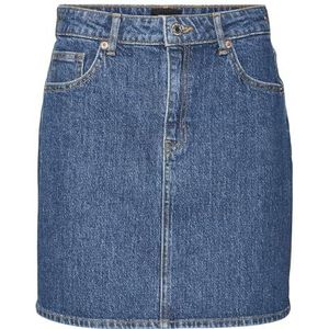 VERO MODA Vmtessa Hr Short DNM Skirt Mix Ga Noos Jeansrok voor dames, blauw (medium blue denim), XXL