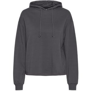 PIECES Pcchilli Ls Hoodie voor dames, Noos Bc capuchontrui, magnet, XS