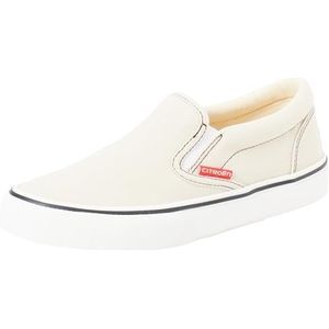 CITROËN Heren Slip-on C23w Sneaker, Gebroken Wit, 35 EU