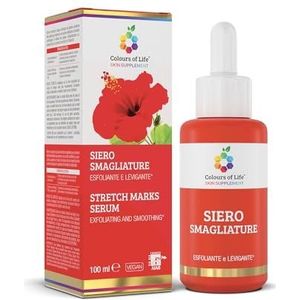 Anti-striae serum 100 ml Specifiek voor de behandeling van striae. Exfoliërend en gladmakend
