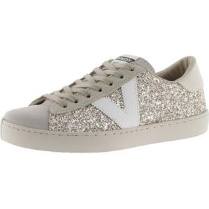 victoria Women 1126195-WOMEN Low-Top VICTORIA GLITTER LOW TENNIS BERLIN & CONTRAST PLATINO 40