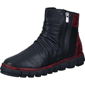 Manitu 990534-04 enkellaarsjes voor dames, 36 EU, rood, 36 EU