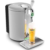 KRUPS Beertender Compact bierdrukmachine, 5 liter inhoud, merken van de Heineken-Ggroep, controlelampje, perfecte temperatuur en schuim, vers bier, eenvoudige installatie VB452E10