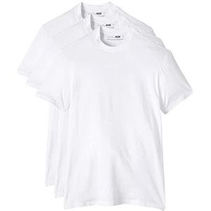 Dim T-shirt Low Cost Ecodim 100% katoen multipack heren x3, blanc