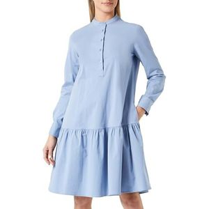 Colina Dames hemdblousejurk 31423519-CO02, grijsblauw, S, grijsblauw, S