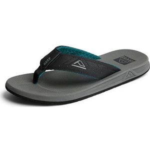 Reef Phantoms Teenslippers voor heren, Grijs Zwart Groen, 49 EU