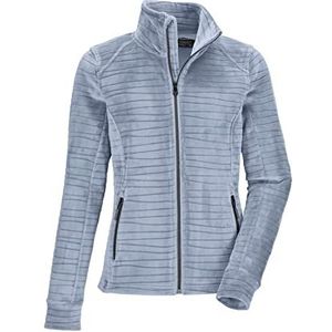 Killtec (KILAH) Women's Fleecejack/fashion powerstretchjack met opstaande kraag KSW 207 WMN FLX JCKT, licht staalblauw, 38, 37314-000