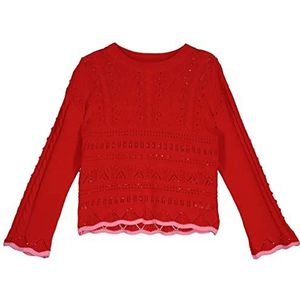 Springfield Jersey met katoenstructuur, Rood, S