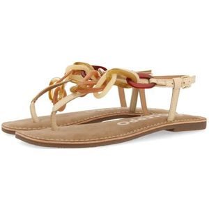 GIOSEPPO Medley - Sandalen - Wit - Leer - Detaillering met Kettinkjes
