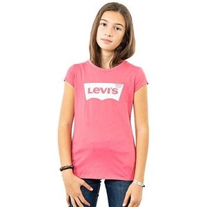 Levi's Lvg S/S Batwing Tee T-shirt voor meisjes, Tea Tree Pink, 16 Jaren