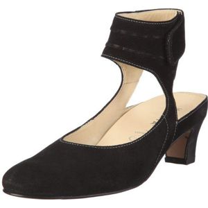 Hassia Dames Rimini, brede G-pumps, zwart, 40.50 EU