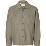 SELECTED MEN Slholiver Sweat Overshirt Noos, Vetiver., L