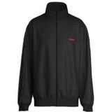 Regular fit sweatjack van katoenmix, model 'AUSTIN'