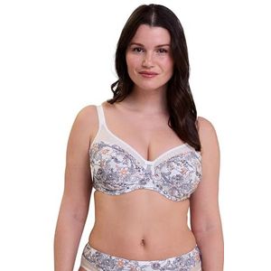 SANS COMPLEXE - Beugelbeha met beugel-complice-paars, Print paisley braam en mandarijn, 75D