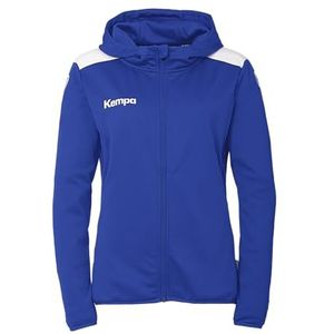 uhlsport Kempa Emotion 27 Handbal met capuchon voor dames en meisjes met gevoerde capuchon - fleece aan de binnenkant - met zakken met ritssluiting