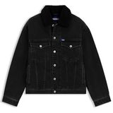 HUGO - Blue Jeansjack Dex - Charcoal015 - Tussenjassen