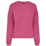 PIECES Pcchilli Ls Sweat Noos Sweatshirt voor dames, roze (hot pink), XS