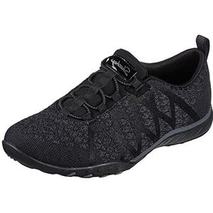 Skechers Dames 100301 Blk Sneakers, Zwart, 38 EU