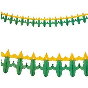 WIDMANN Papieren slinger cactus 3 meter - uniek