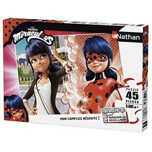 Nathan – 86470 – Puzzel Miraculous Lady Bug, 45-delig