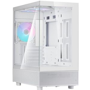 SilverStone - Lucid 04 - Mini Tower Behuizing - Micro-ATX - Gehard Glas