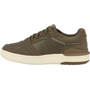 Clarks - Courtlite2 Lo - Leren Sneakers - Bruin - Casual